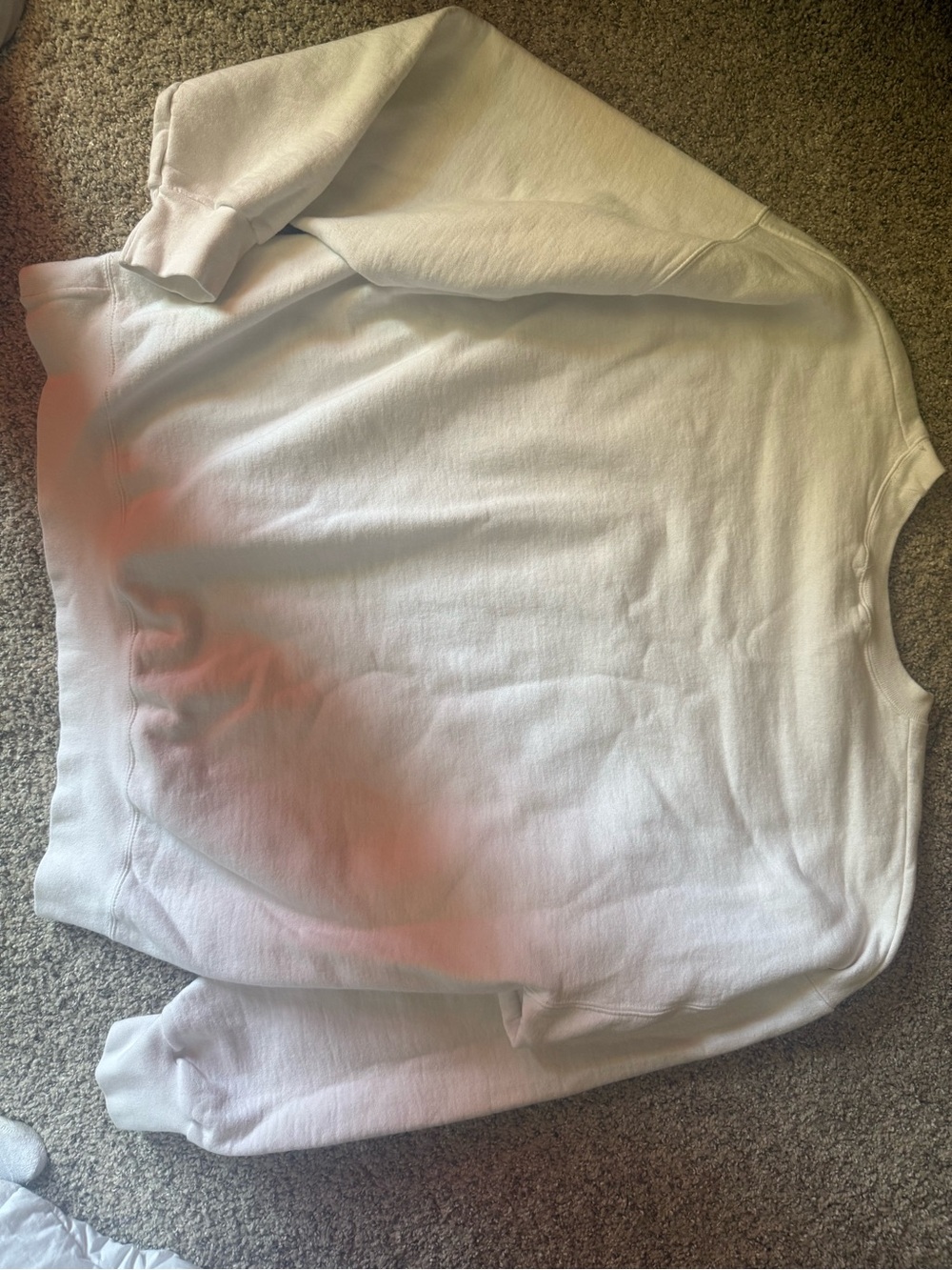 The Bar White Sweatshirt with Black Brand Tag - Picture 5 of 6